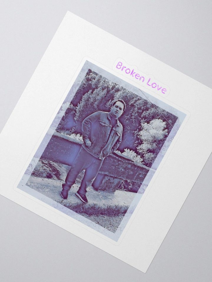 Broken Love Cover Art Sticker product image (7)
