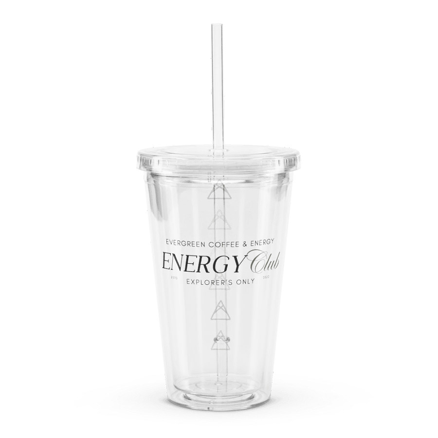 Sip Society | Energy Club Clear Plastic Tumbler product image (3)