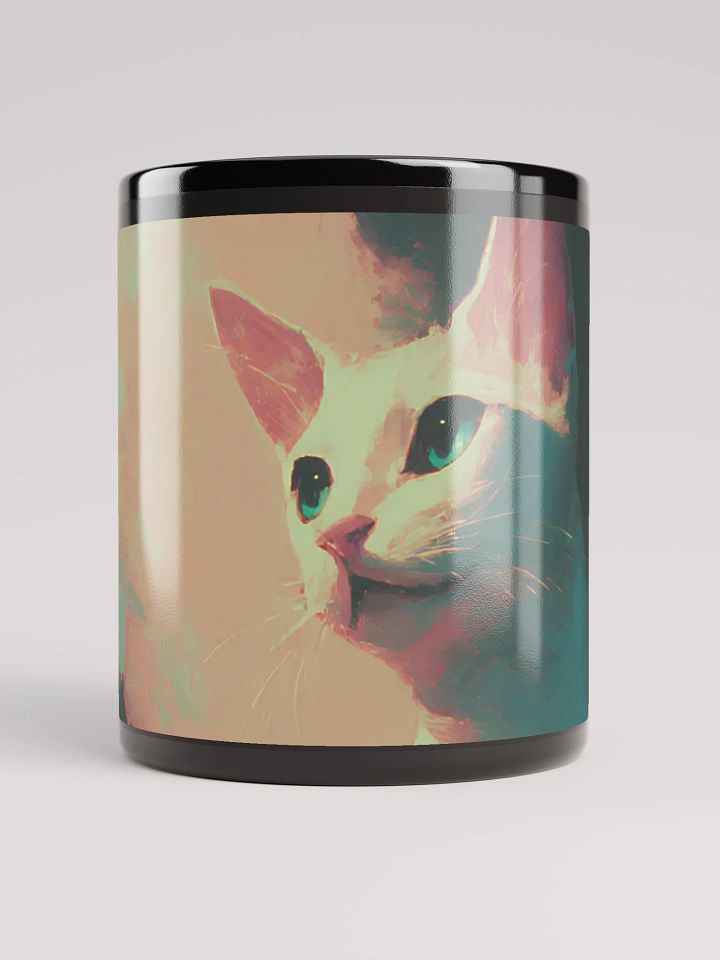 Dreamy Eyes Black Glossy Mug product image (1)