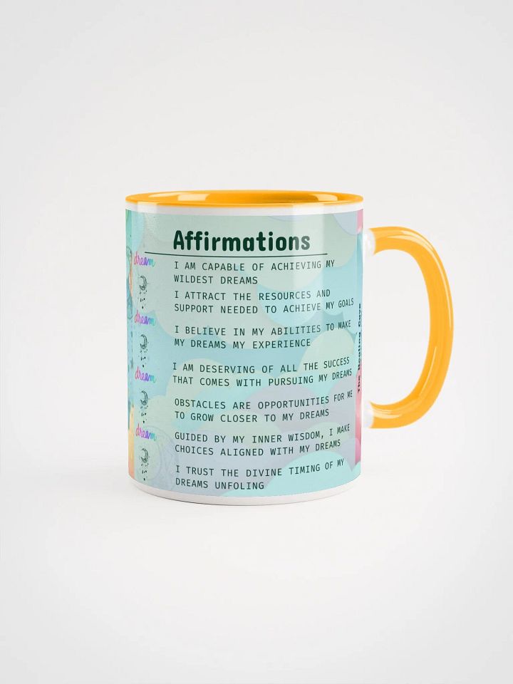 Dream Big Affirmations Ceramic Mug product image (2)