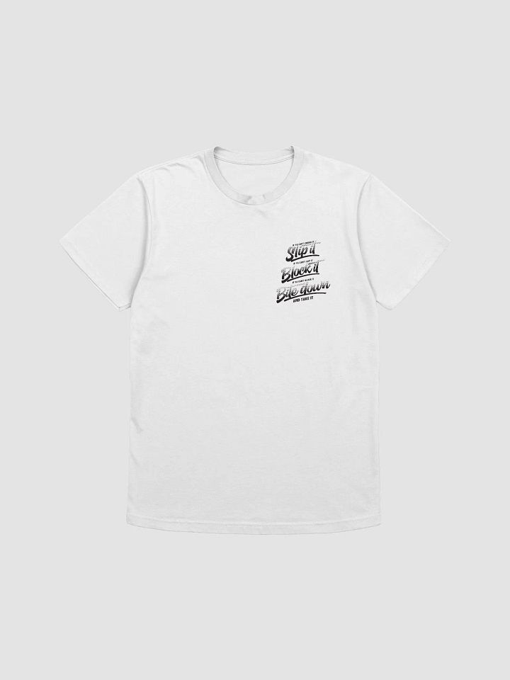 BITE DOWN TEE WHITE/BLACK product image (1)