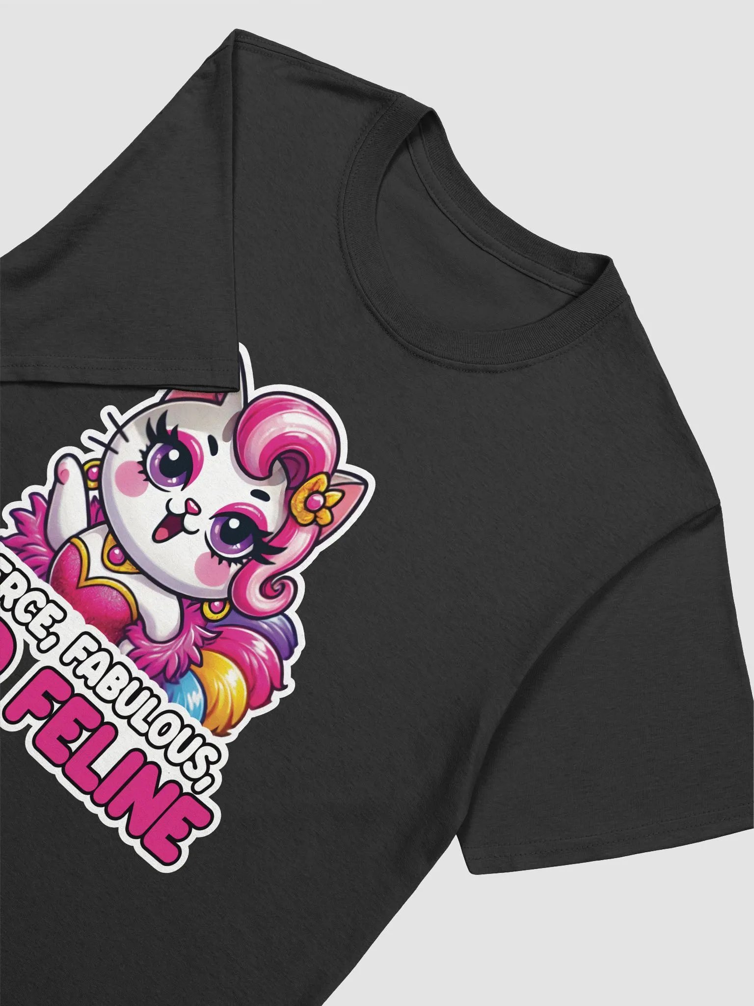 Fierce, Fabulous, and Feline T-Shirt (Unisex) product image (3)