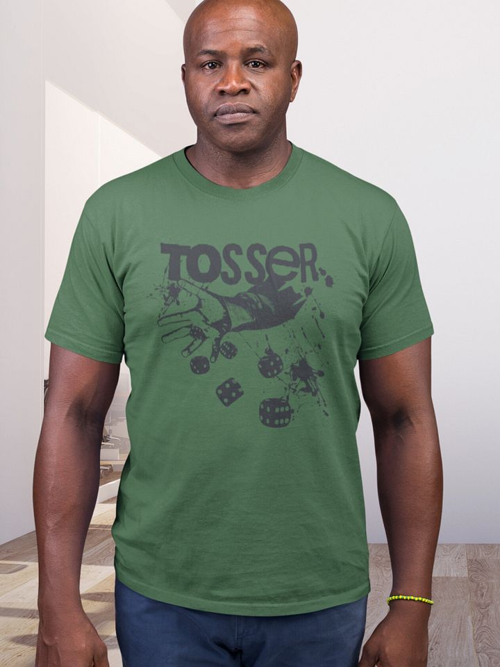 Tosser Dice Rolling Unisex T-shirt for Board Gamers - Green Leaf product image (1)