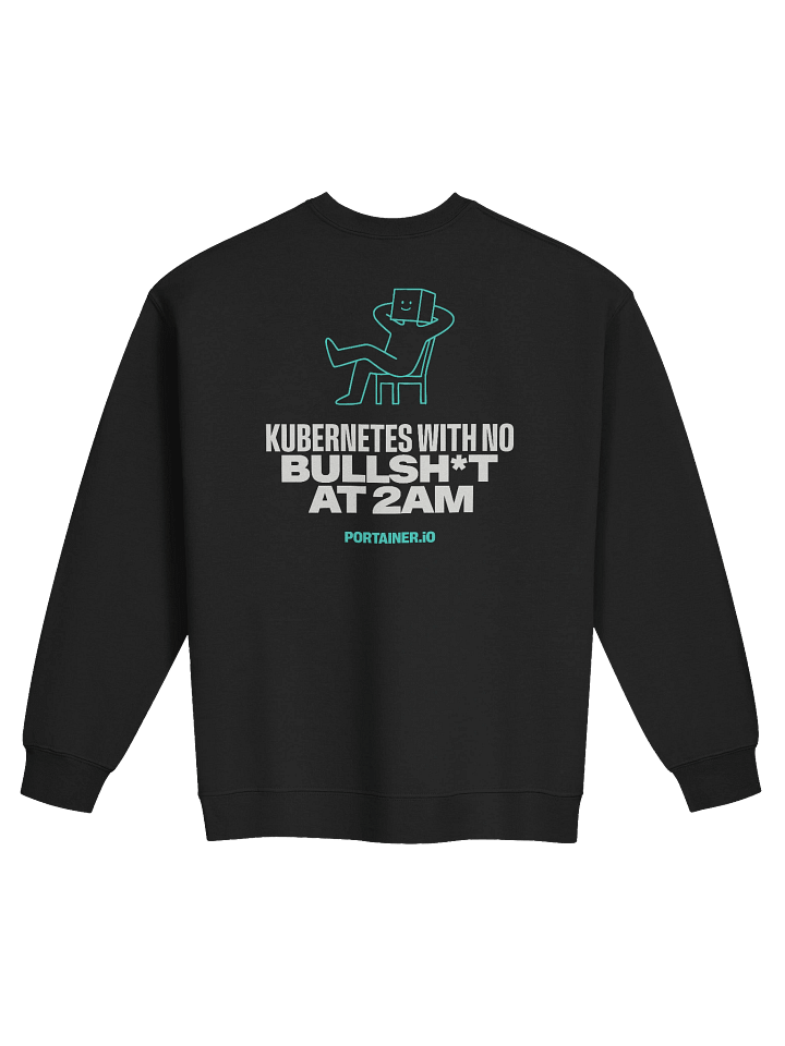 Portainer Sweatshirt - Kubernetes with no BS product image (2)