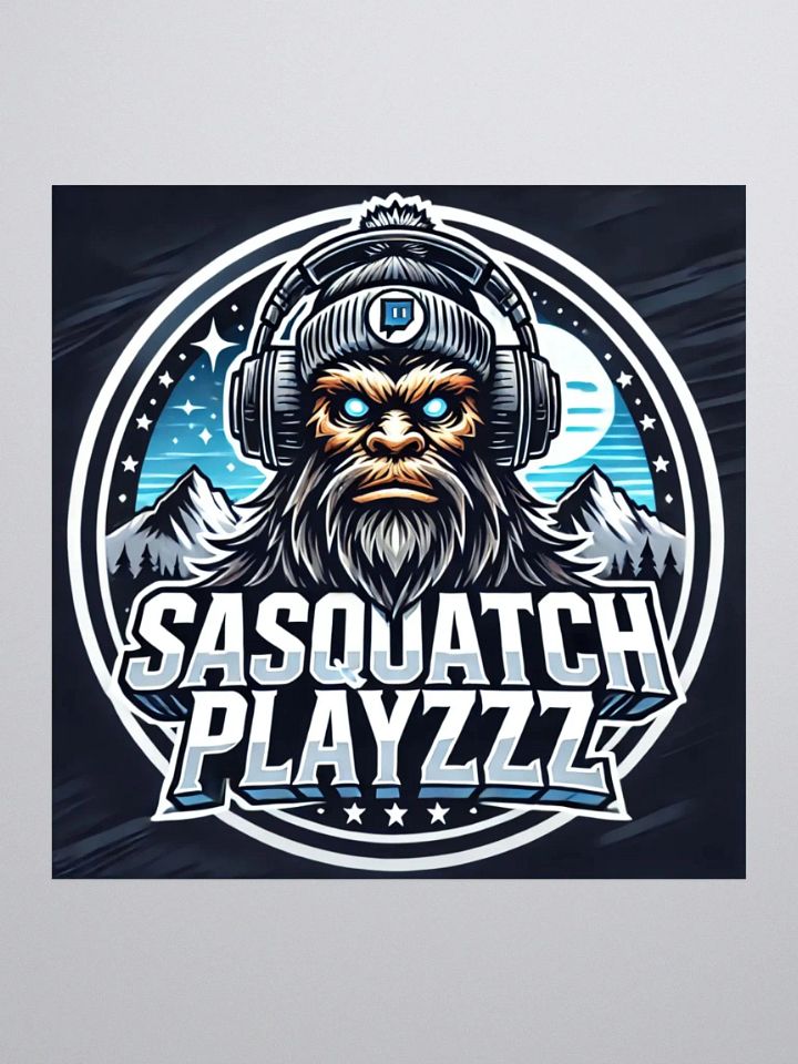Sasquatch Playzzz Offical Logo Sticker product image (1)