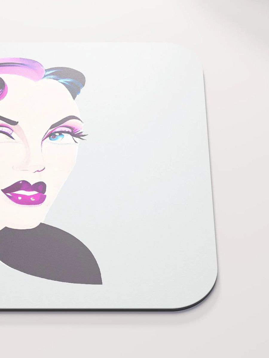 Striking Retro Lady Mouse Mat product image (5)