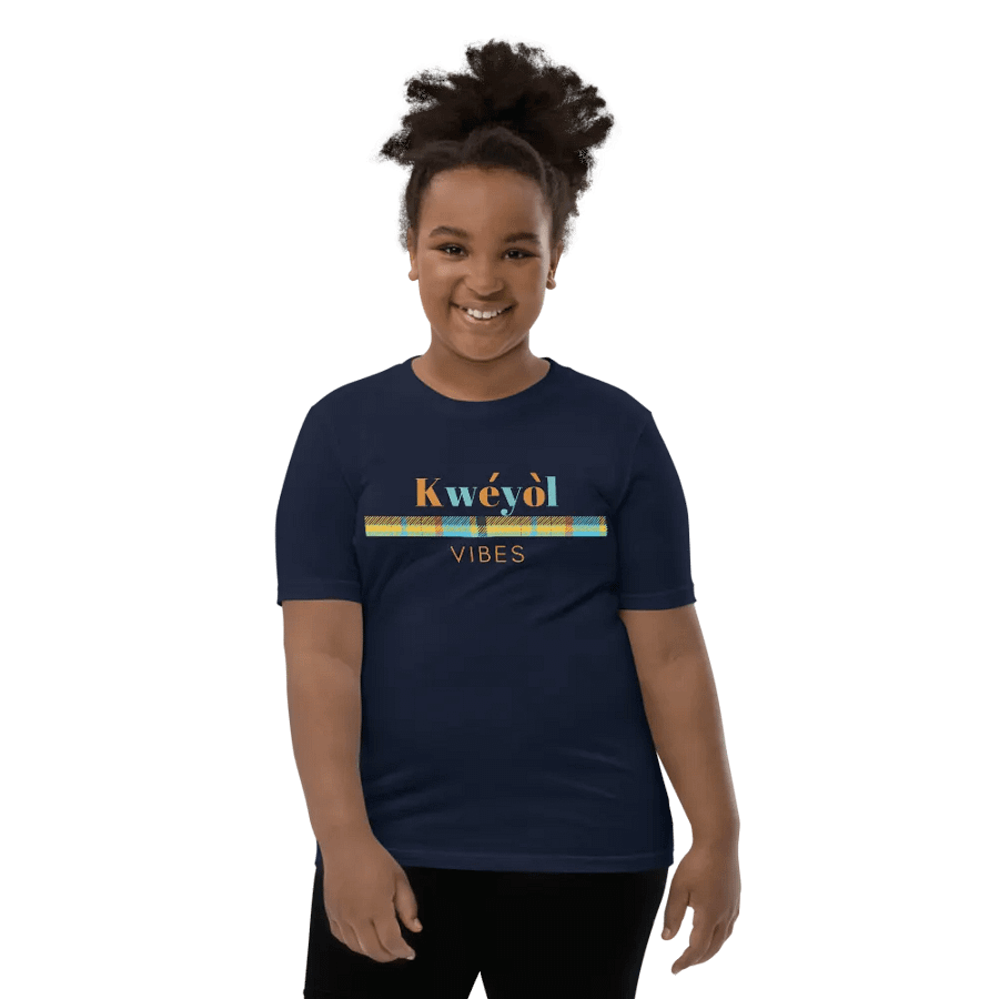 Kwéyòl VIBES Youth T-Shirt product image (9)