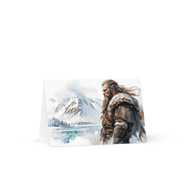 Greeting Card - Norseman & Mountain View product image (2)