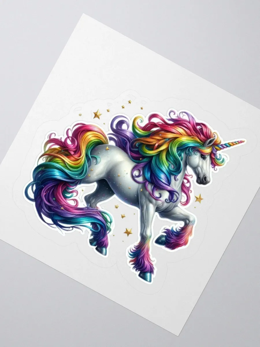 Rainbow unicorn Sticker product image (6)