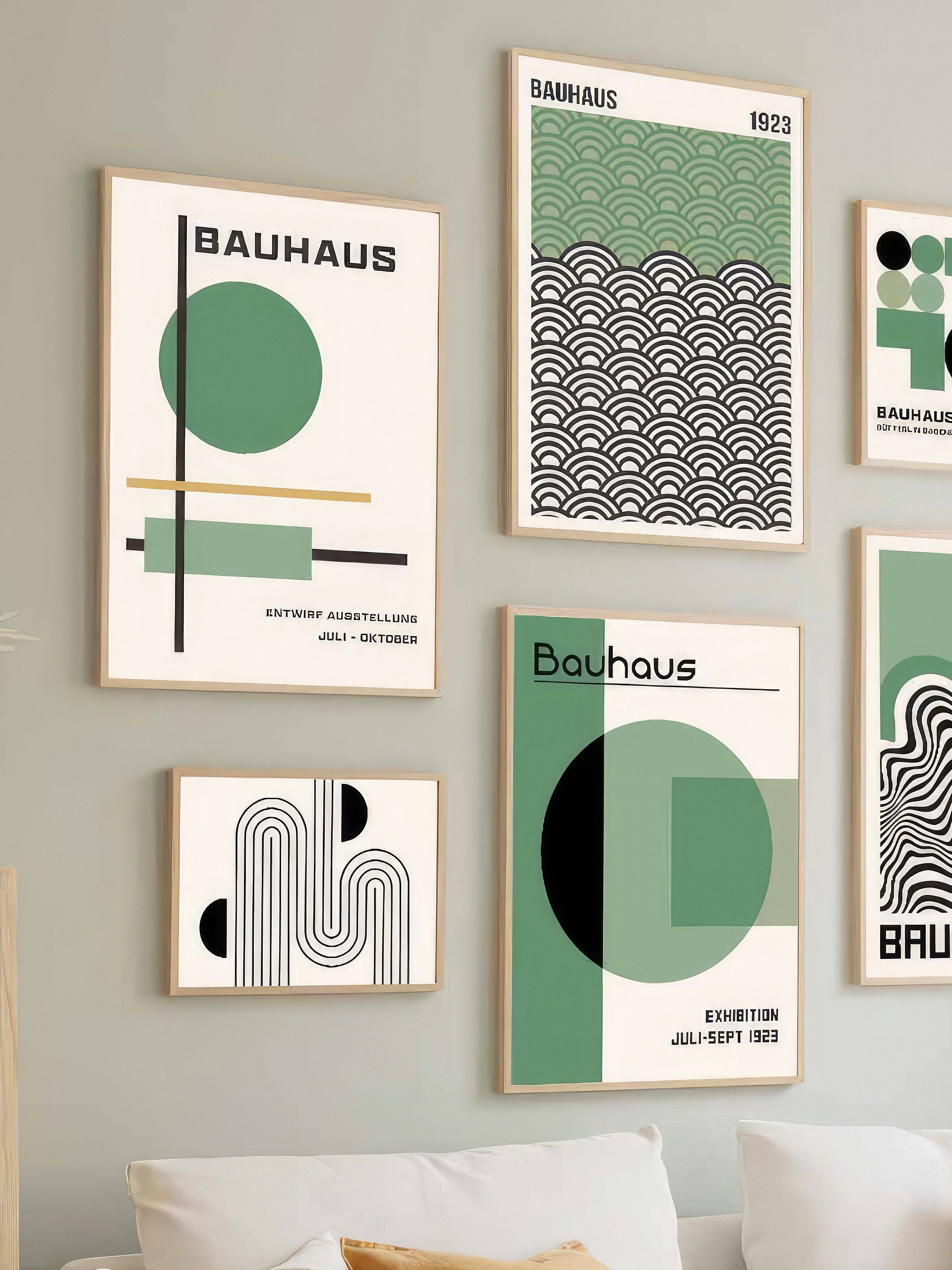 Bauhaus poster set of 8, premium printable, wall art prints product image (9)