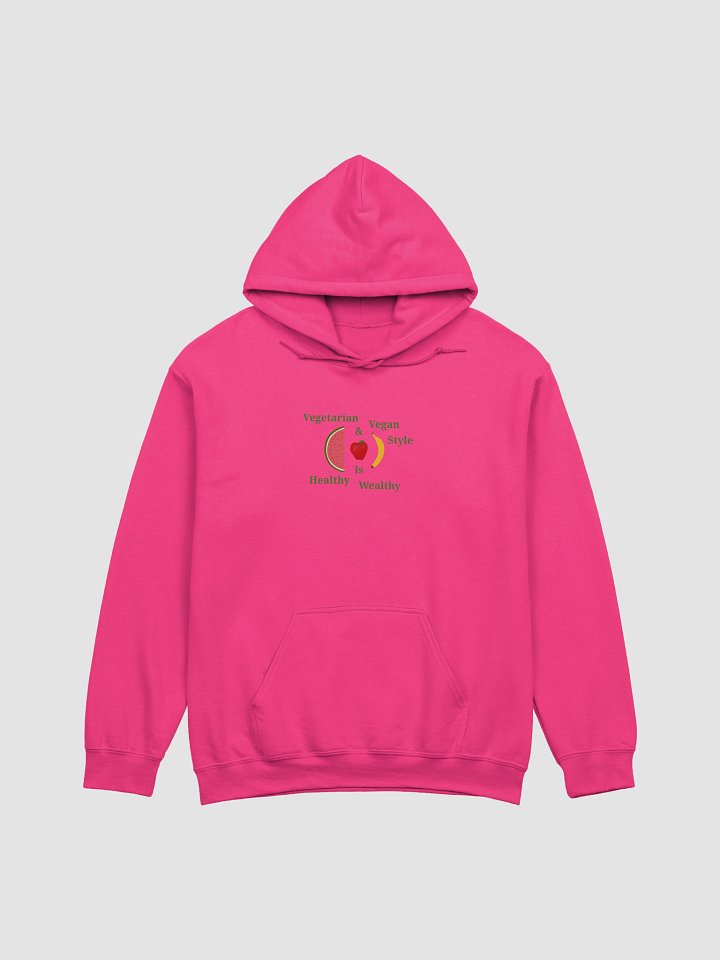 Healthy & Wealthy Vegetarian Hoodie product image (1)