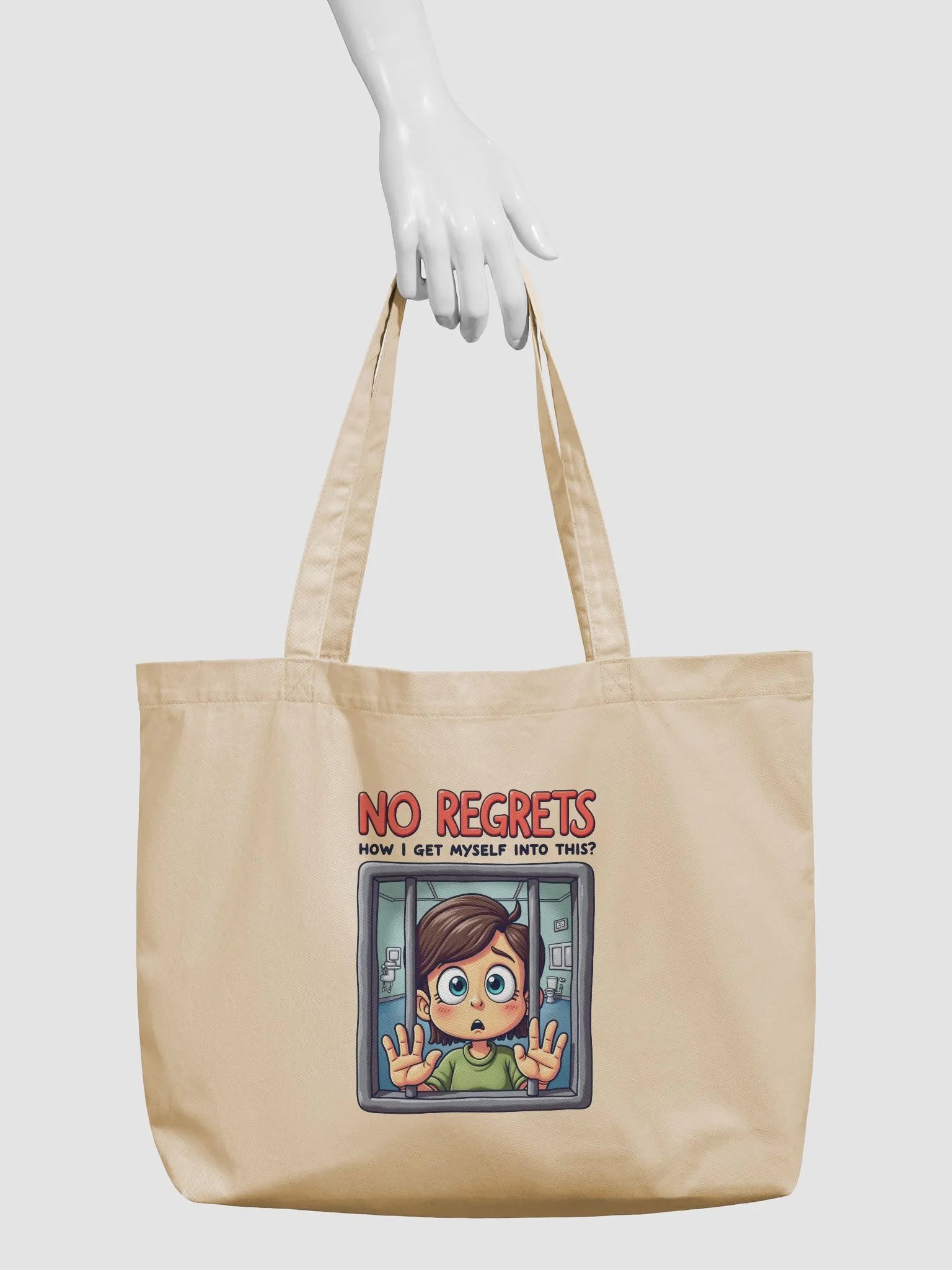 No Regrets Prison Cartoon Tote product image (3)