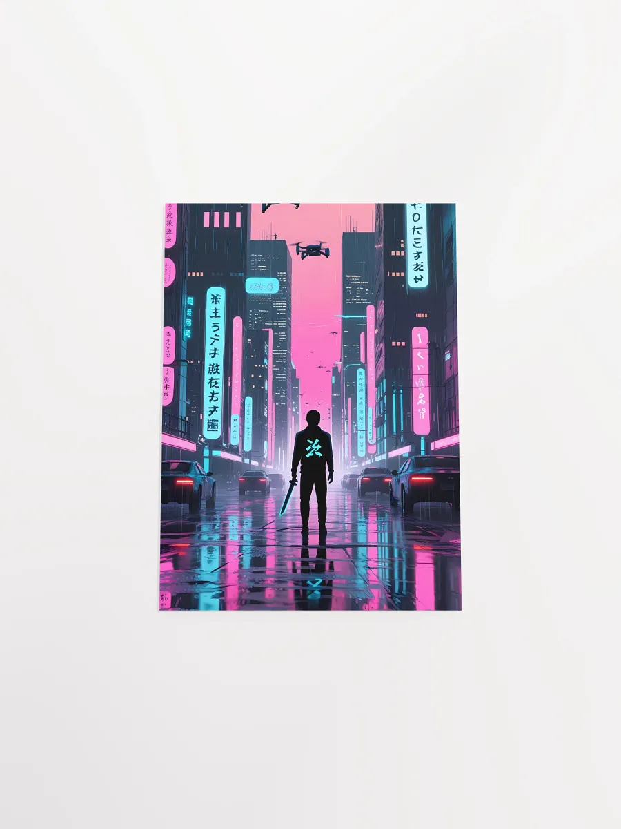 Neon Samurai Poster product image (4)