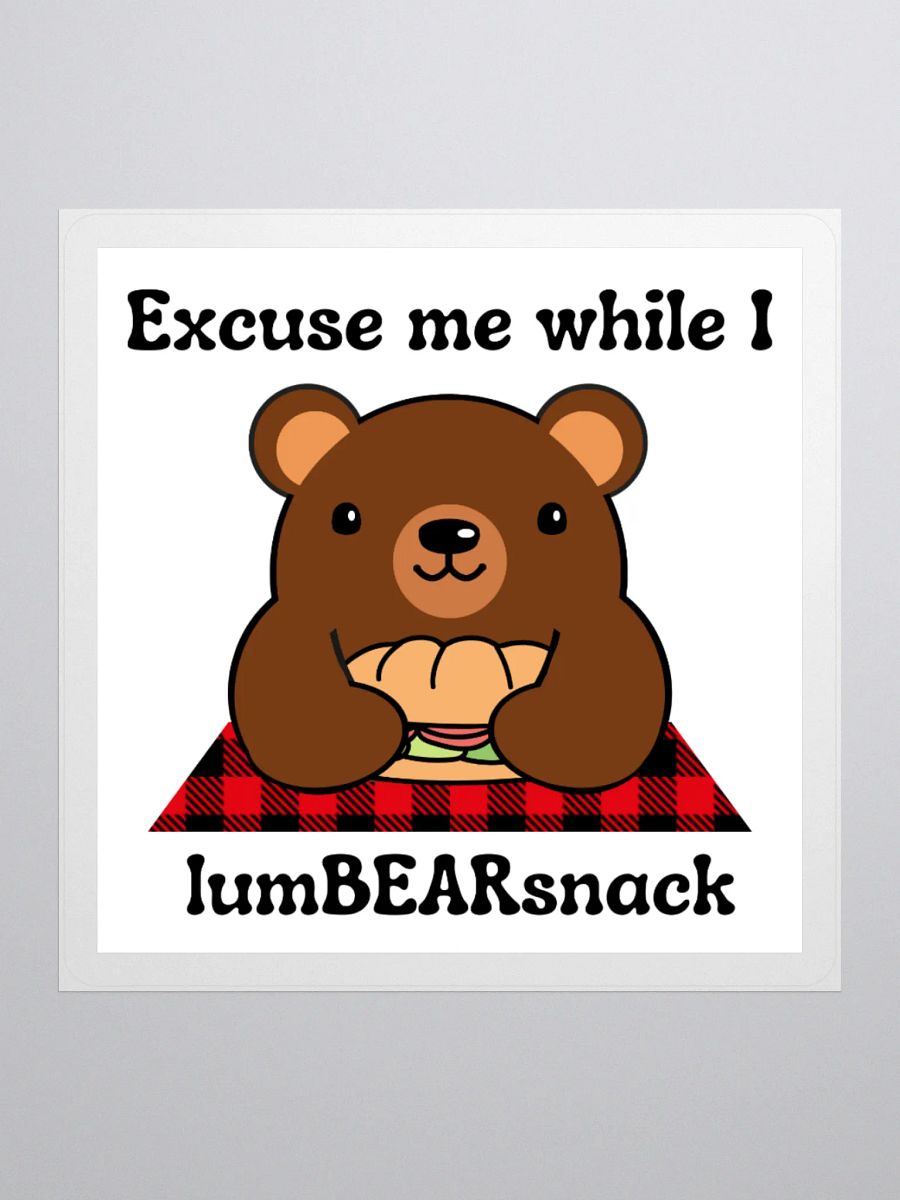 LumBEARsnack Sticker product image (3)