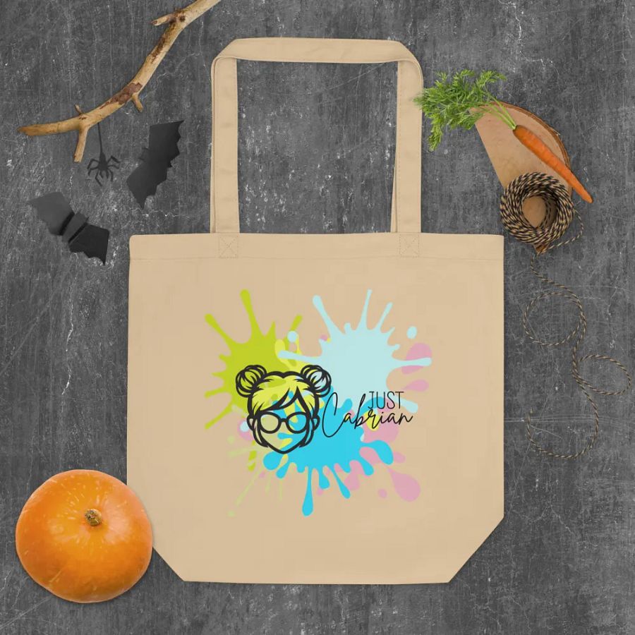 JustCabrian SPLAT! Eco-Friendly Organic Cotton Twill Tote Bag product image (5)