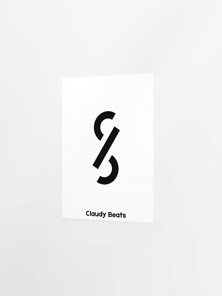 CLAUDY BEATS MIDNIGHT MUSE MATTE POSTER product image (2)