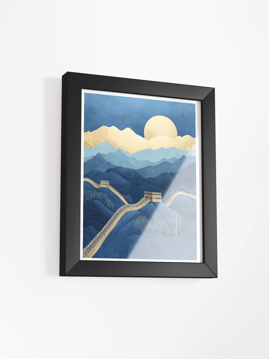 Golden Mountain Sunrise Framed Poster Art product image (2)