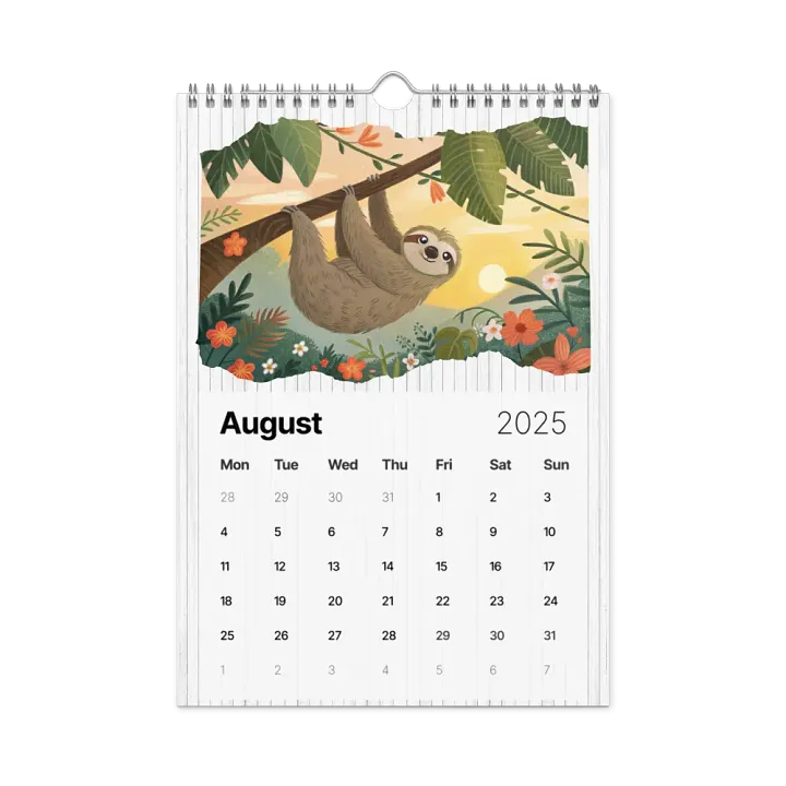 ADORABLE ANIMALS WALL CALENDAR 2025 product image (2)