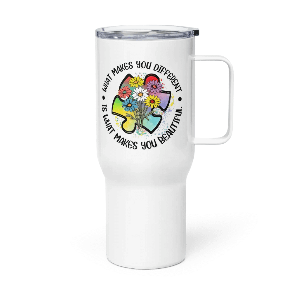 Autism Puzzle Pieces Travel Tumbler product image (8)