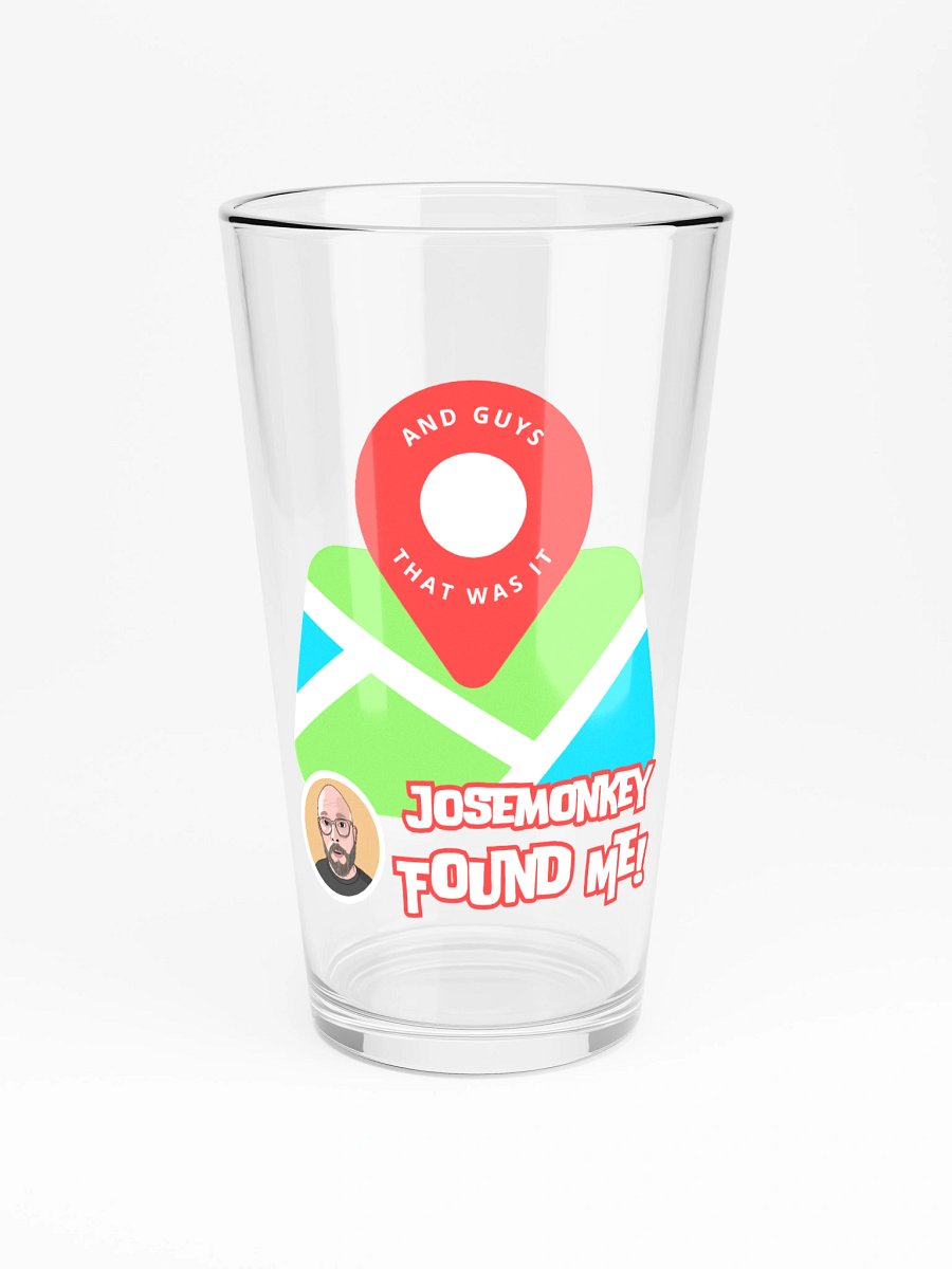 josemonkey Found Me! Pint Glass product image (3)