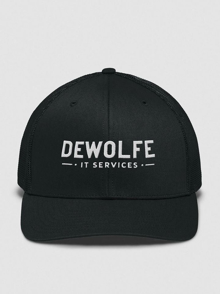DEWOLFE IT SERVICES Dark Mode Trucker Hat product image (1)