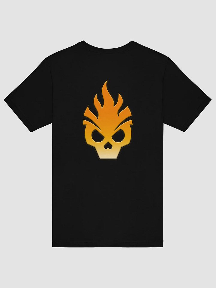 Flaming Skull Unisex T-Shirt product image (2)