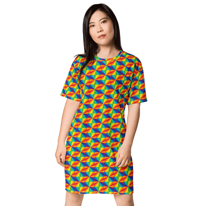Trippy Rainbow Dress product image (1)