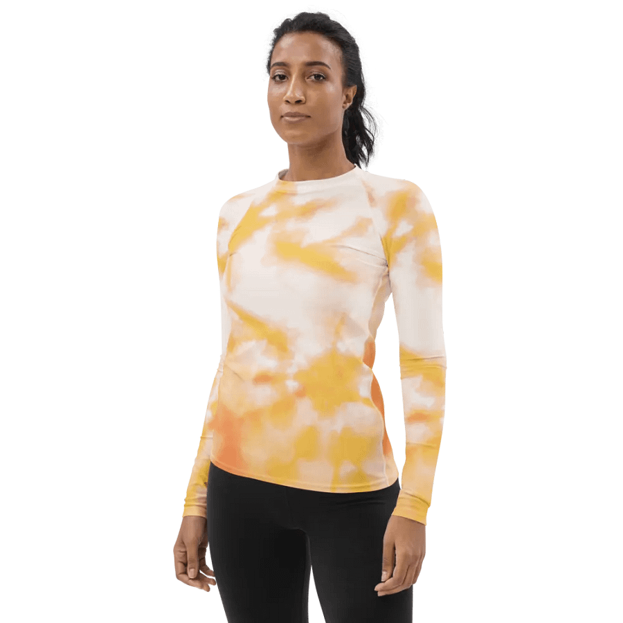 Sunset Splatter Women's Rash Guard product image (3)