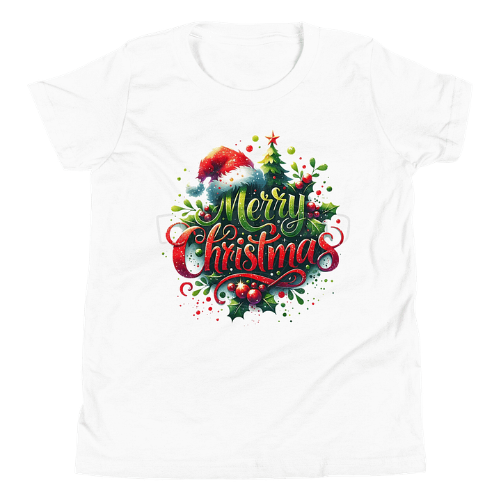Festive Merry Christmas Youth T-Shirt product image (1)