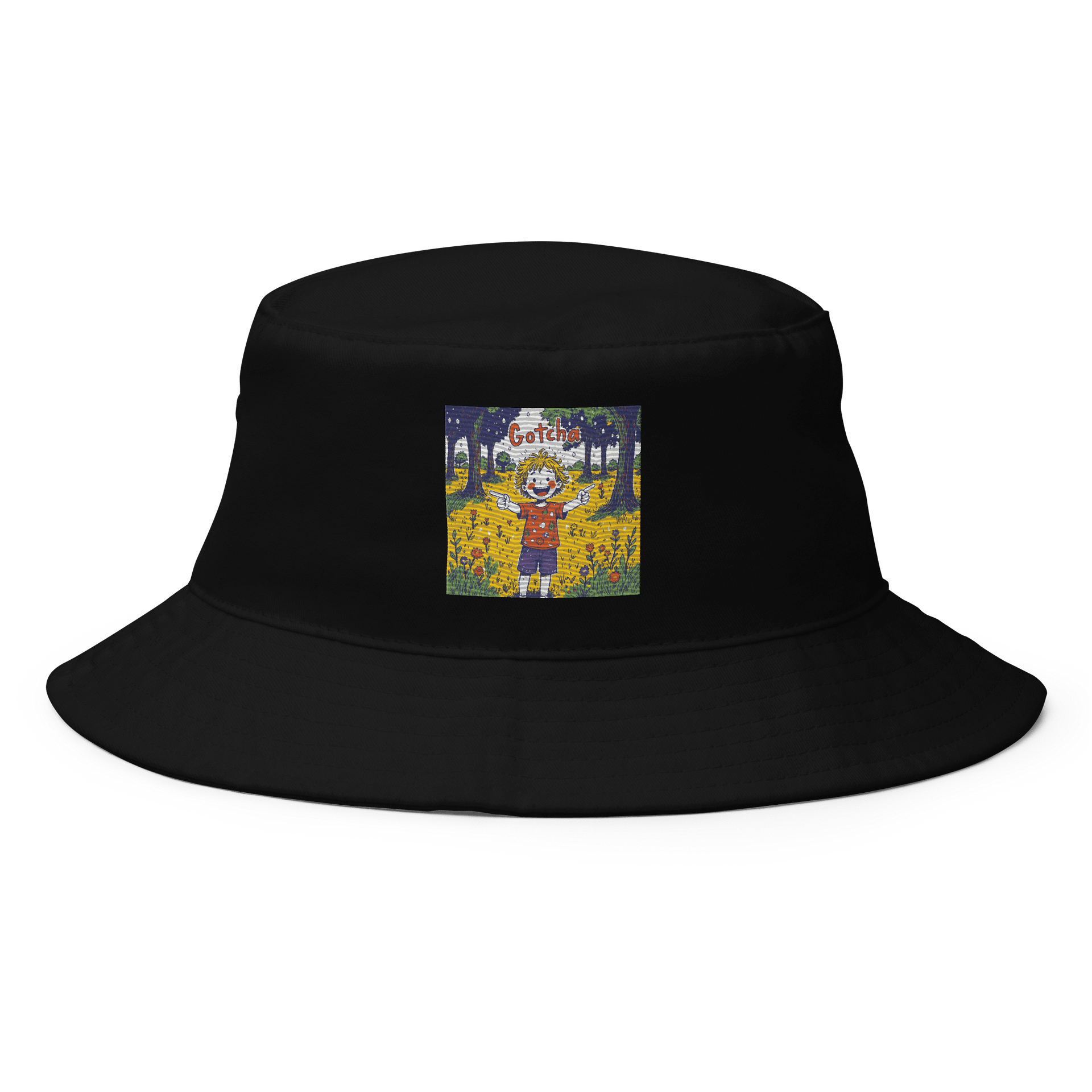 Gotcha! Playful Child – Whimsical Forest Hat product image (1)