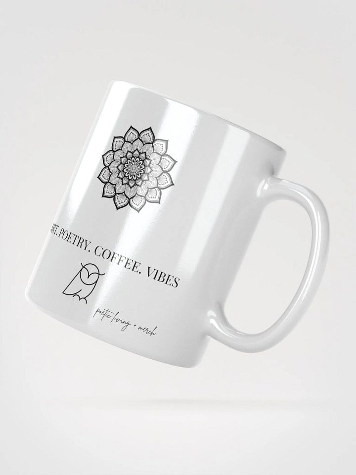 art poetry coffee vibes - minimalist mug product image (2)