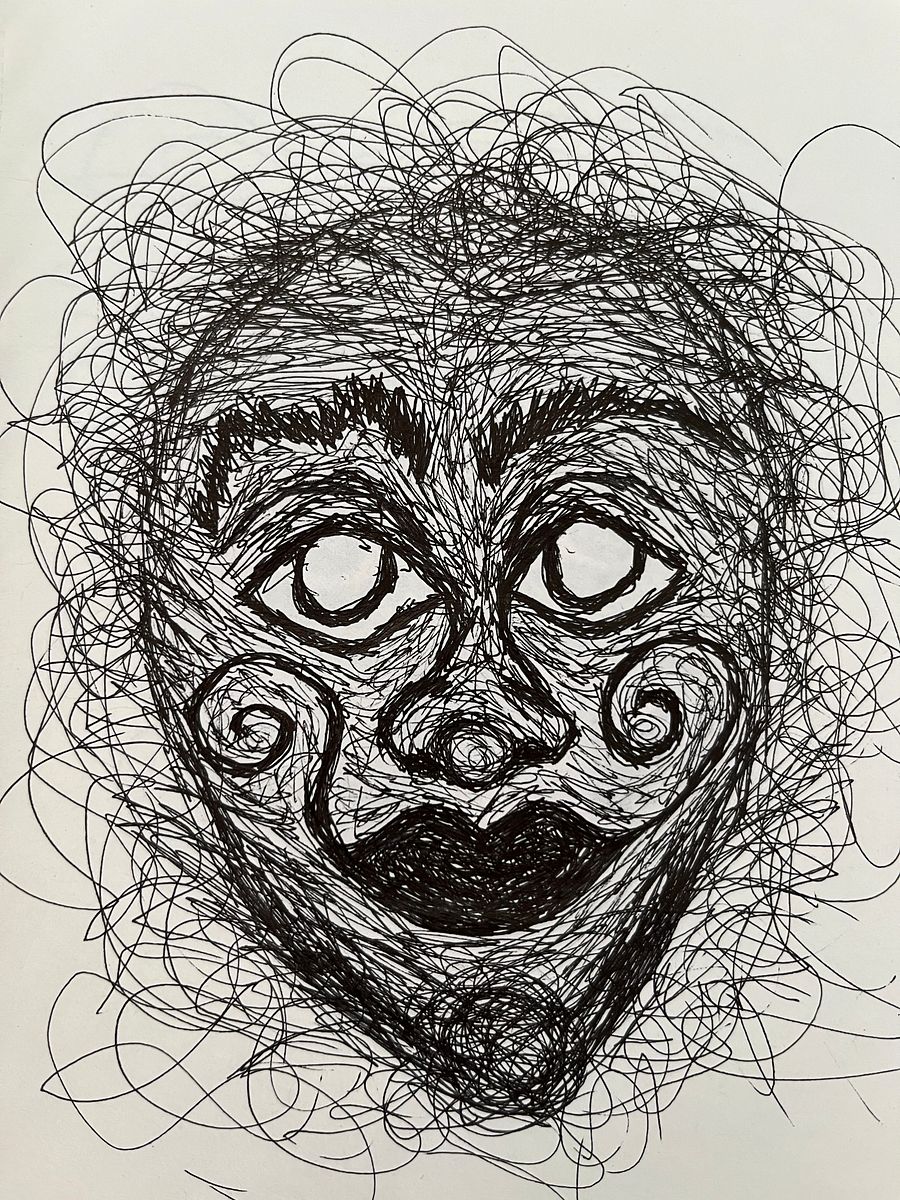 “A face” print FRAMED product image (1)