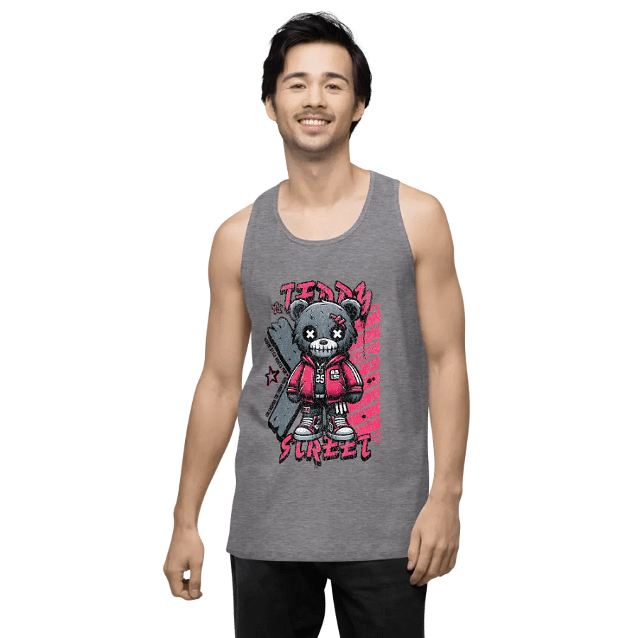 Haunted Teddy Bear | Cotton Heritage Men's Premium Tank Top product image (62)