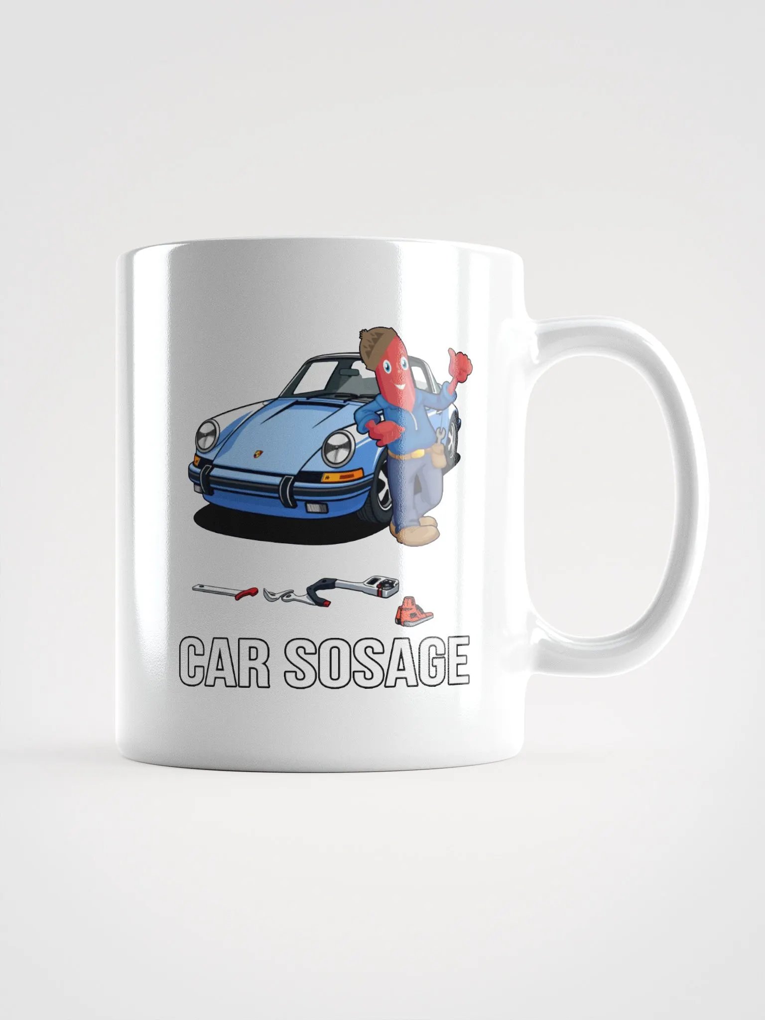 Car Sosage 1103 - White Glossy Mug product image (1)