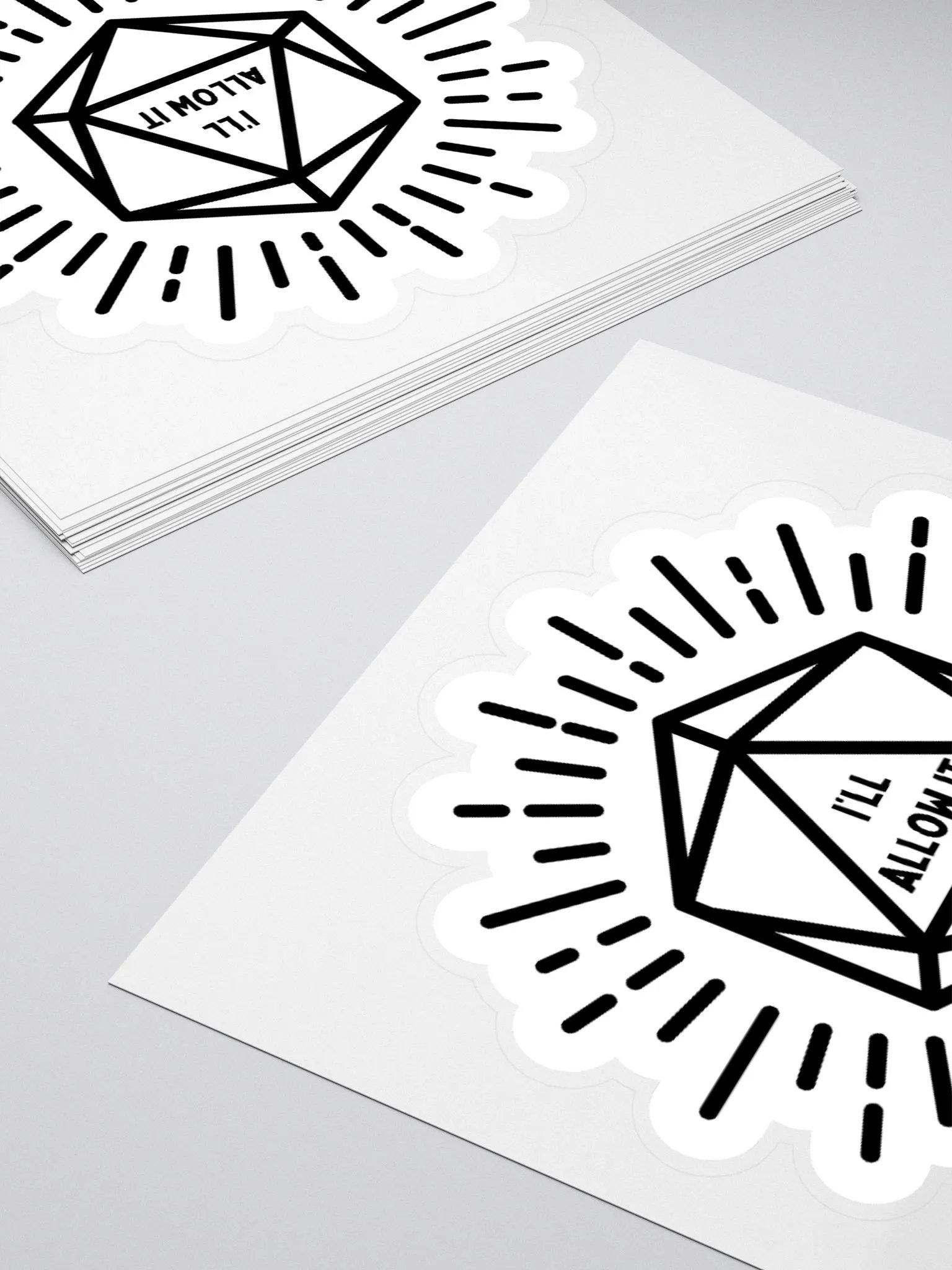 I'll Allow It Kiss Cut Stickers product image (4)