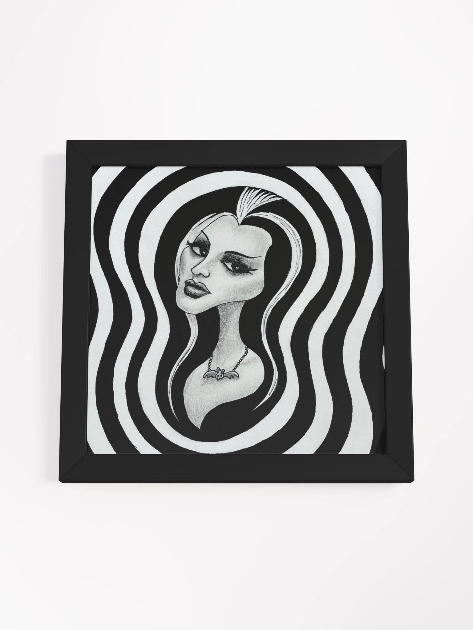 Swirlin Lil framed print product image (4)