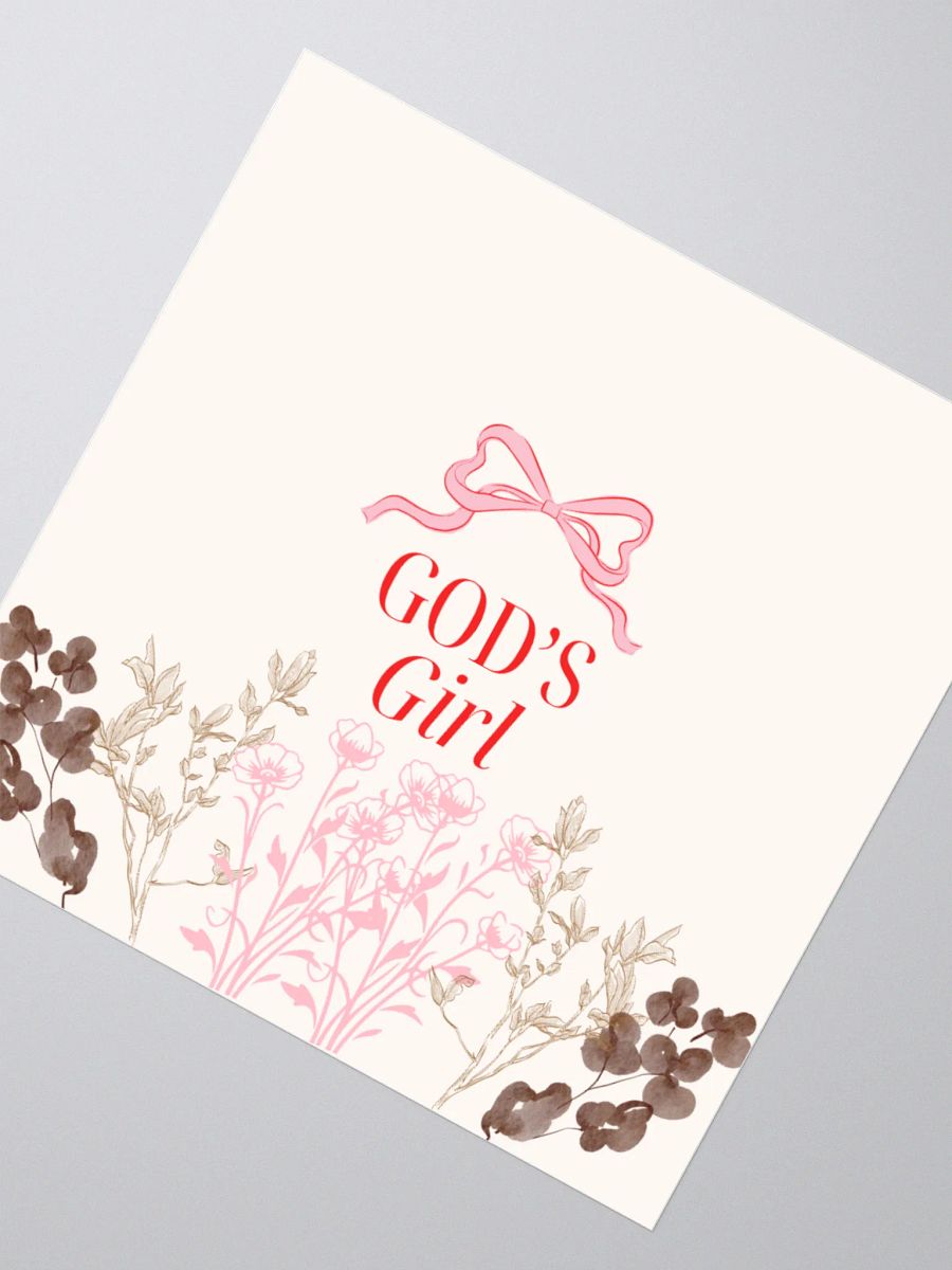 GOD'S Girl Floral Sticker Set product image (4)