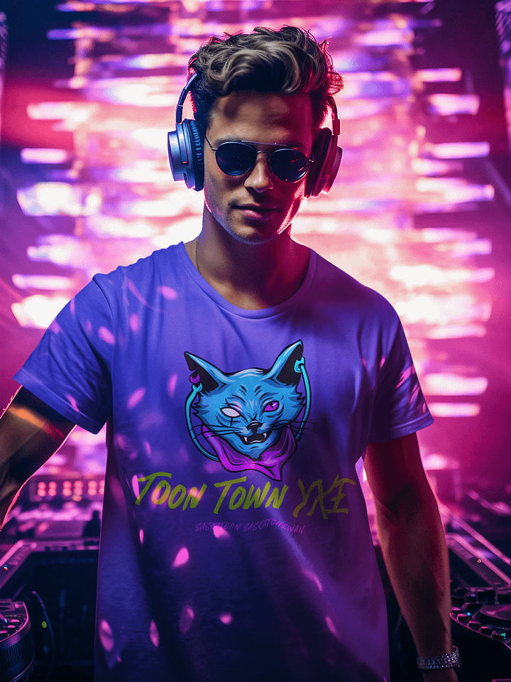 Cyberpunk Feline Fusion Town town YXE product image (1)