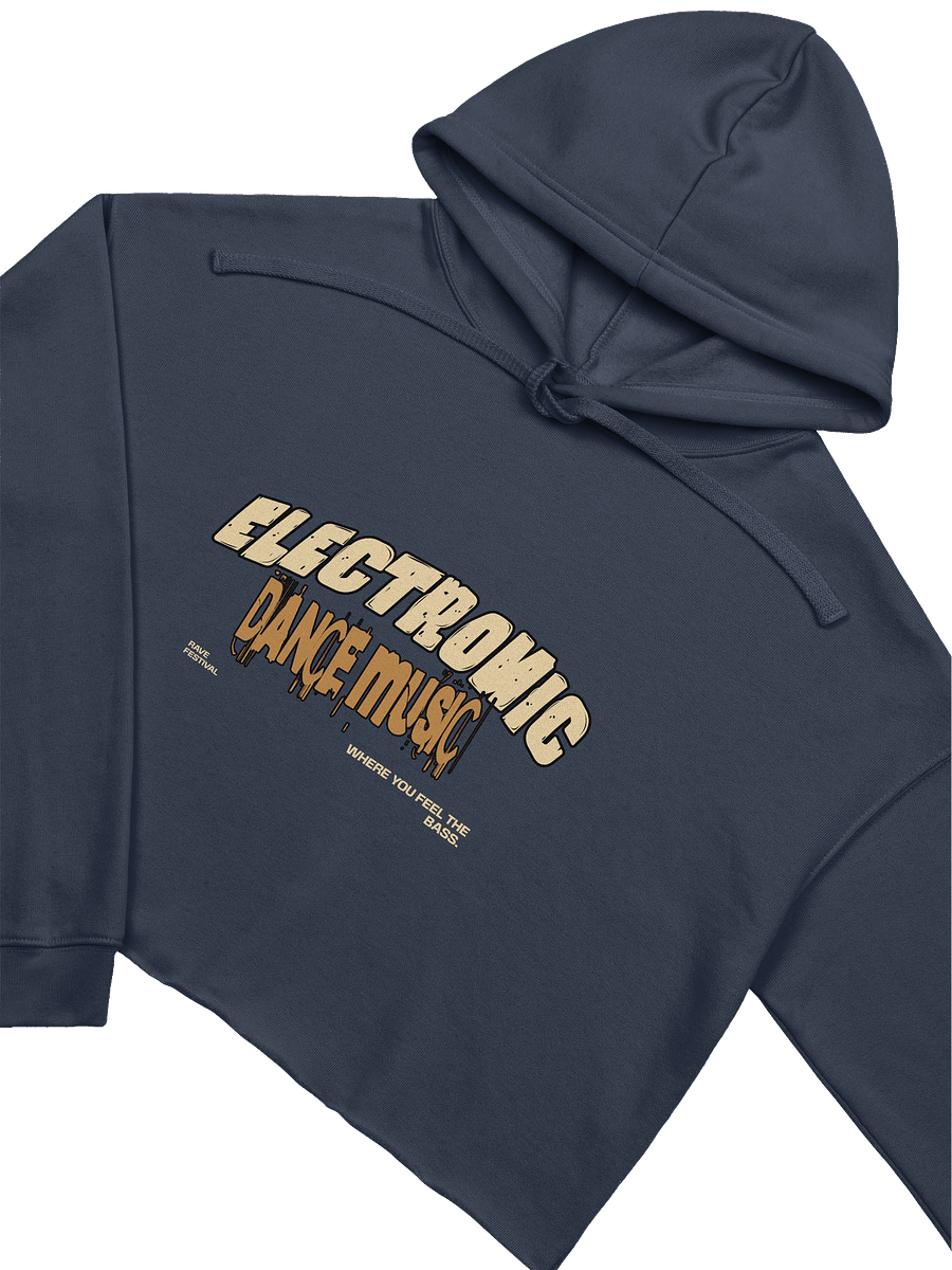EDM Vibes Crop Hoodie product image (1)