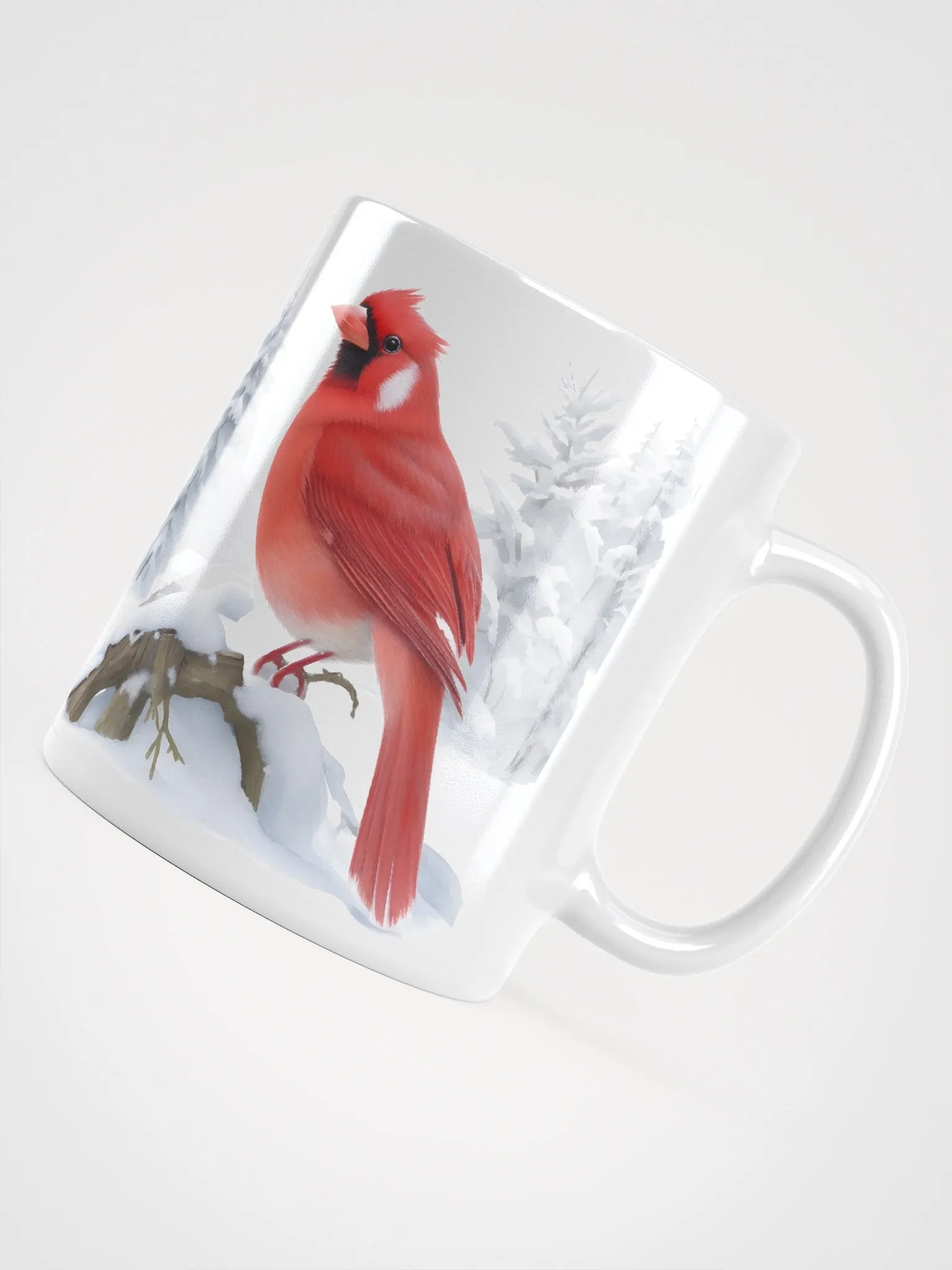 Winter Cardinal Symphony Mug product image (8)