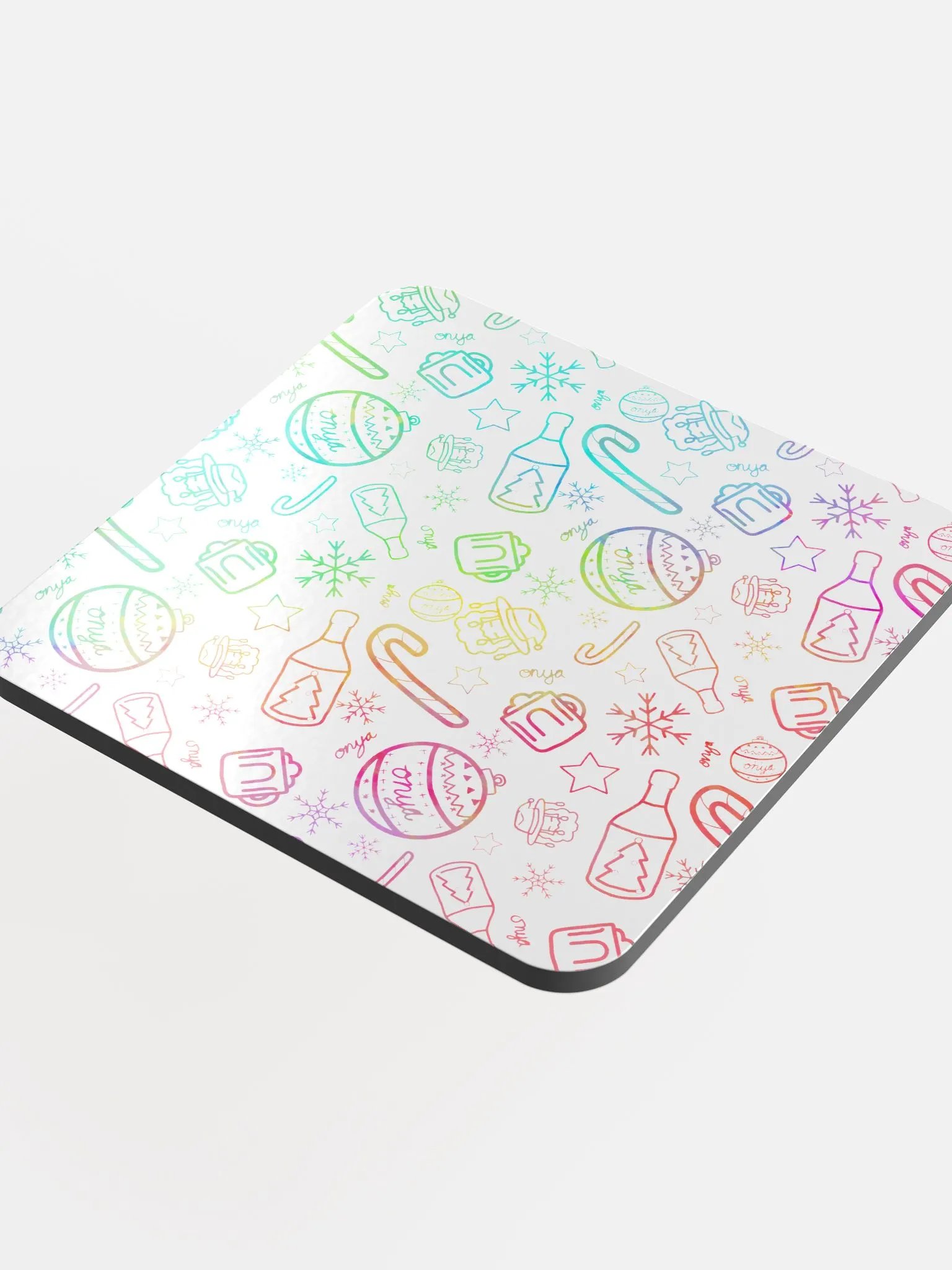 Limited Edition Christmas Rainbow Coaster product image (4)