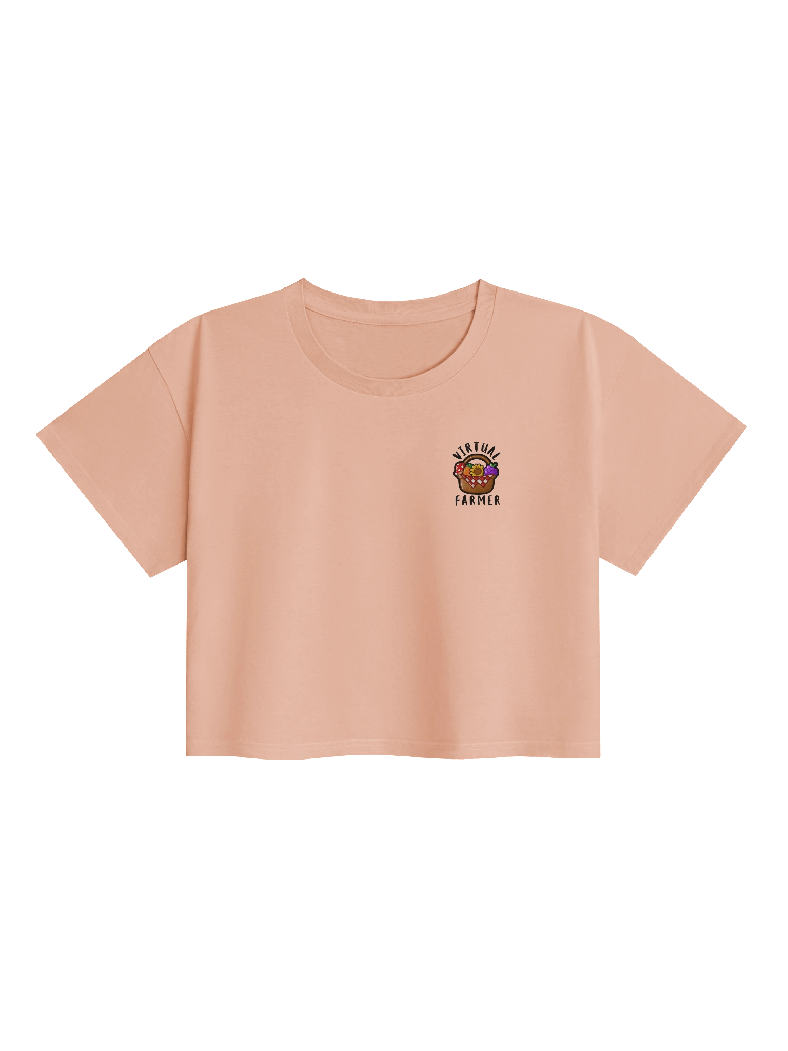 Virtual Farmer Crop Top - Black Text product image (14)