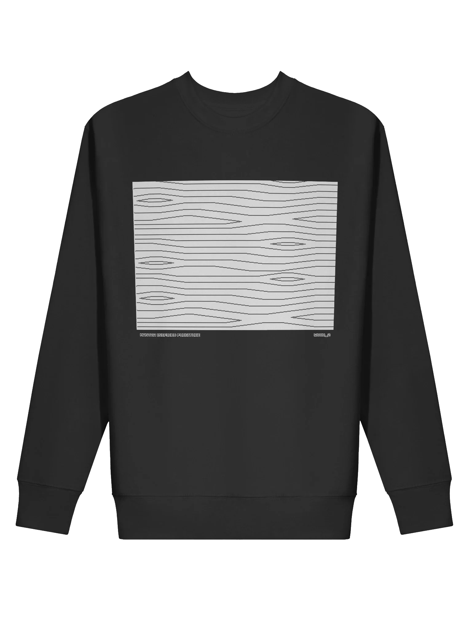 Retro Wood Hatch Crewneck Sweatshirt product image (2)