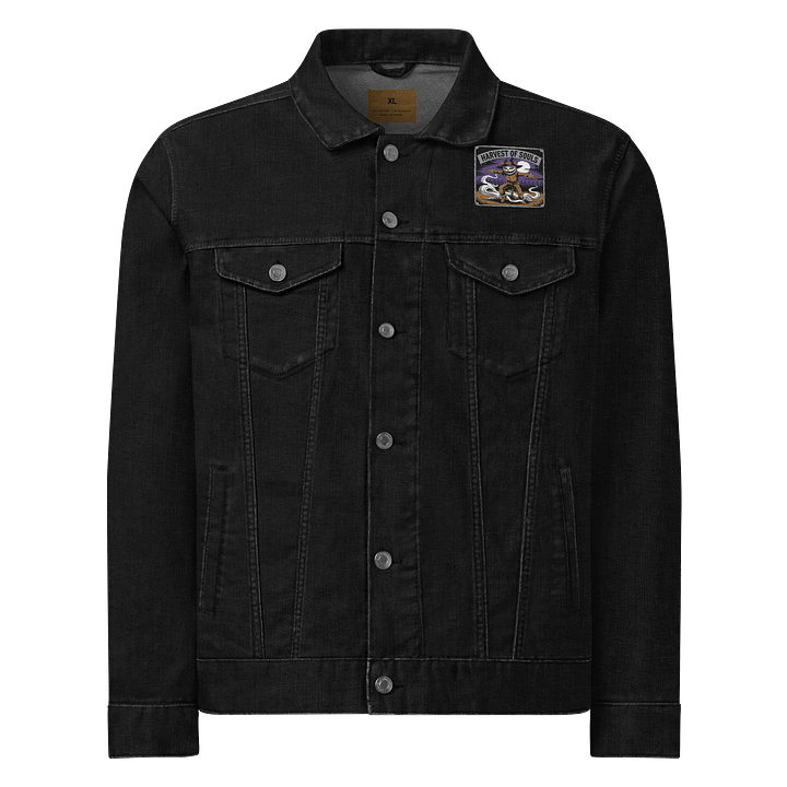 Midnight Veil Designs Harvest of Souls Denim Jacket - Black Denim (S-2XL) product image (1)