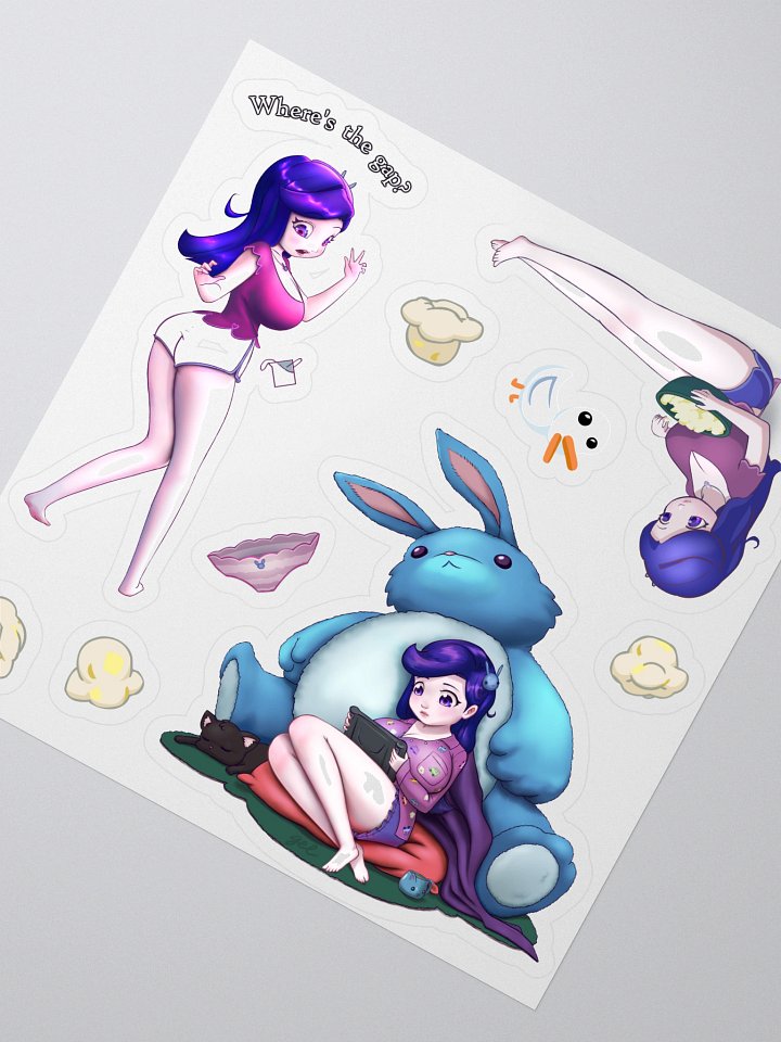April and Popcorn Stickers product image (2)