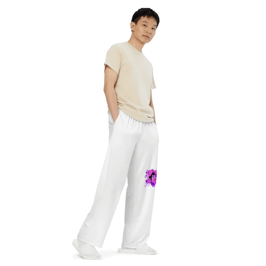 Born to Dance Her Silhouette Rhythm Splatter Wide-Leg Pants product image (7)