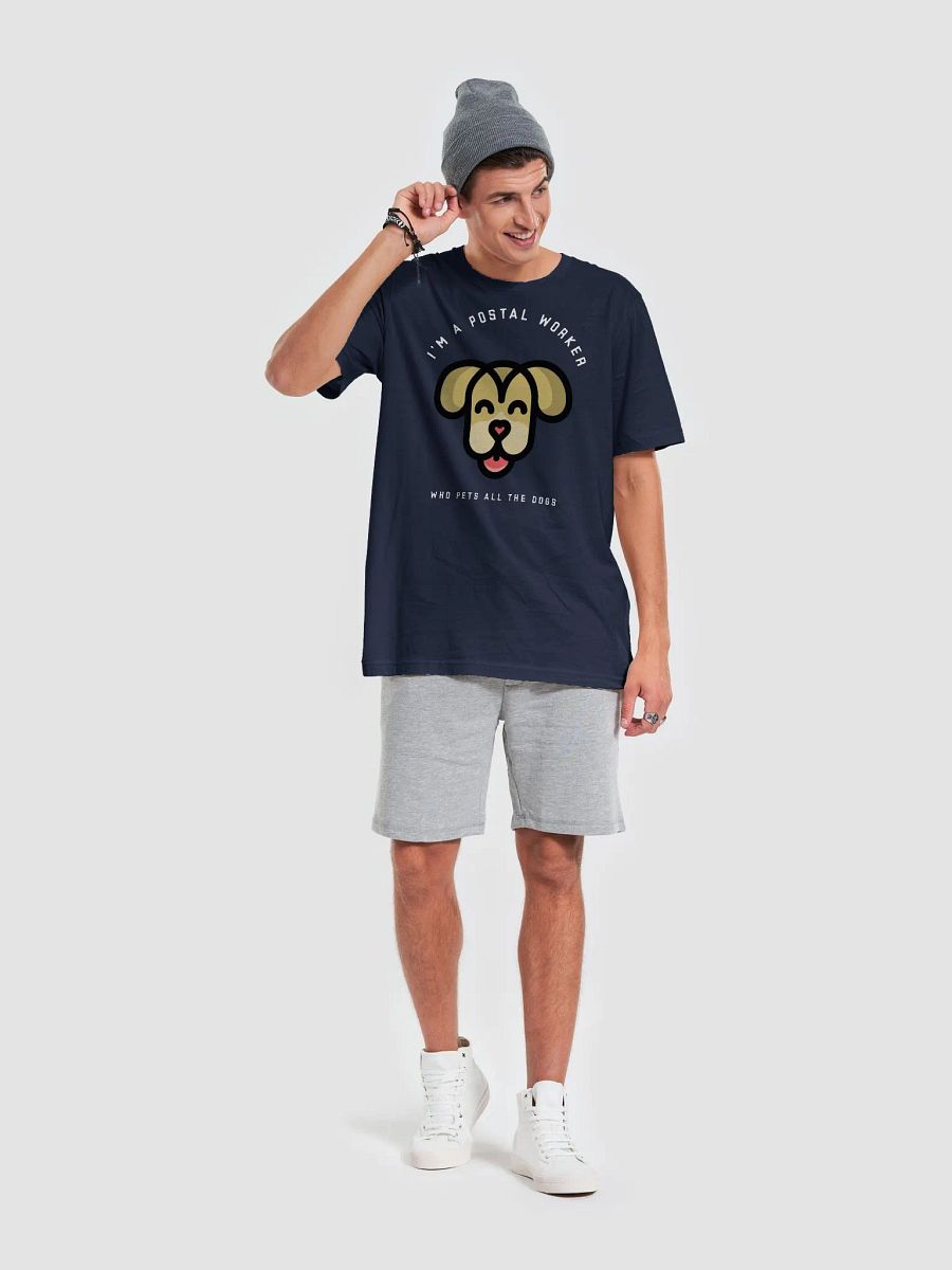 POSTAL WORKER THAT PETS ALL THE DOGS UNISEX TEE product image (51)