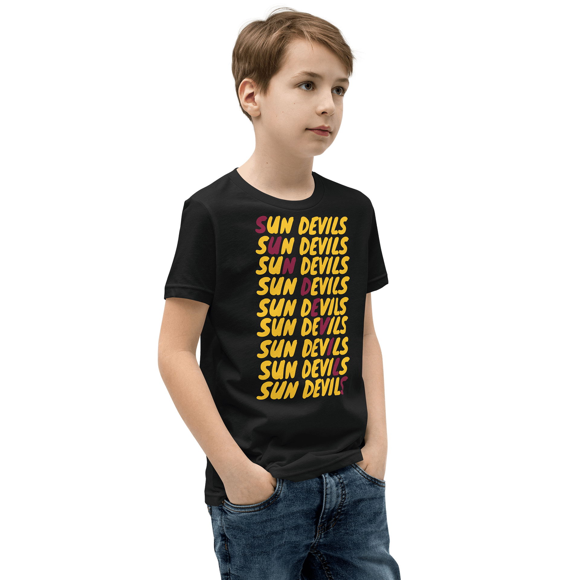 Sun Devil Schofield Vibes - Youth Short Sleeve Tee product image (3)