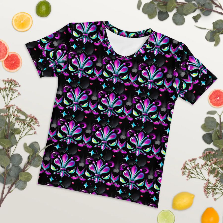 Mardi Gras Pattern All Over Print T-shirt product image (7)