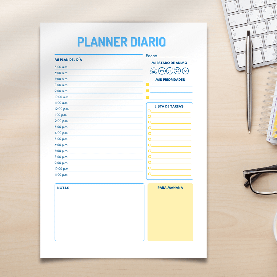 Planificadores de estudio. Set de 24 plantillas. Organización product image (3)
